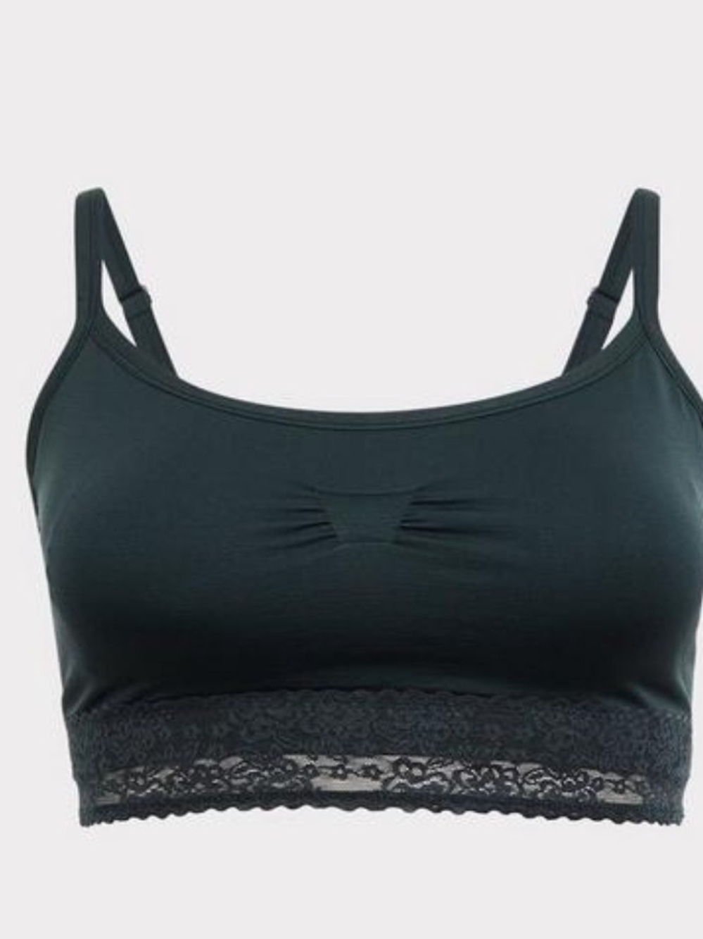 torrid dark teal green Padded bralette